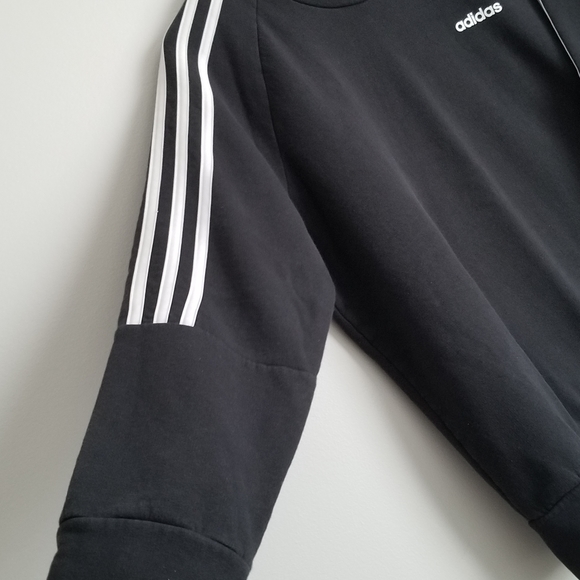 Adidas Sweatshirt Black Unisex Large - Picture 4 of 7
